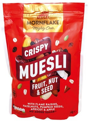 Levně Mornflake Crispy Muesli Fruit, Nut & Seed 750 g