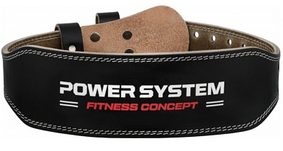 Levně Power system Fitness opasek Power Black - L