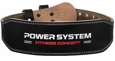 Levně Power system Fitness opasek Power Black - S
