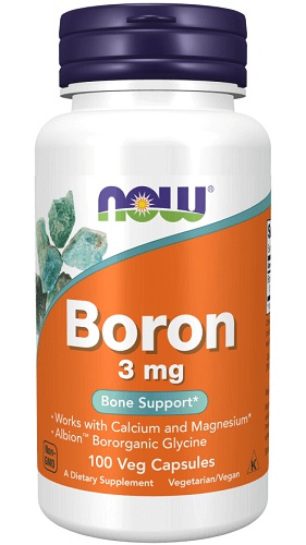 Levně Now Foods Boron 3 mg 100 kapslí