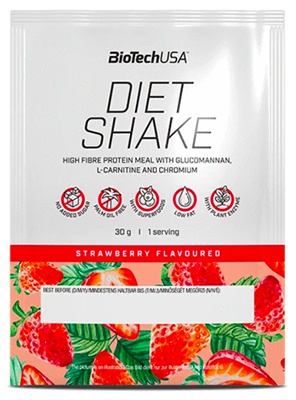 BioTechUSA Diet Shake 30 g - jahoda