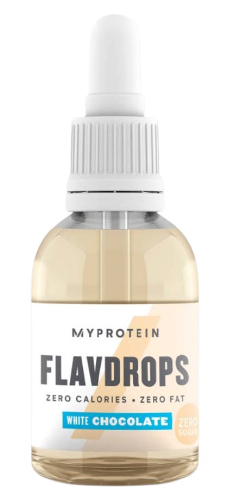 MyProtein FlavDrops 50 ml - bílá čokoláda