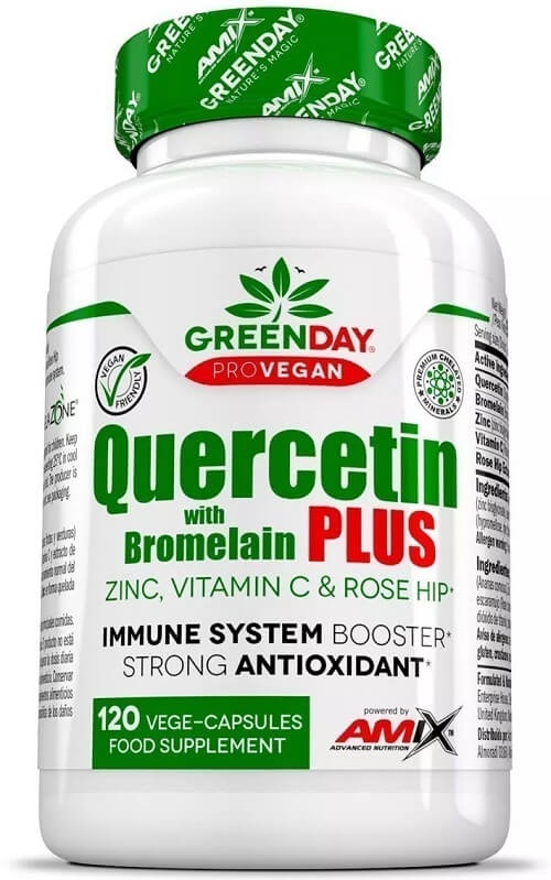 Amix Nutrition Amix GreenDay Quercetin with Bromelain Plus 120 kapslí