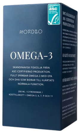 Levně Nordbo Scandinavian Omega-3 Trout Oil 200 ml