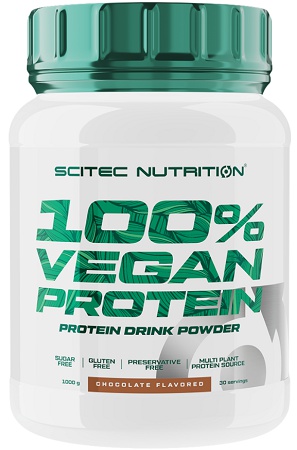 Scitec Nutrition Scitec 100% Vegan Protein 1000 g - čokoláda