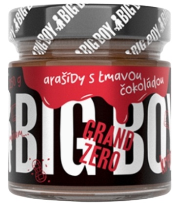 Big Boy Grand Zero 250 g - tmavá čokoláda
