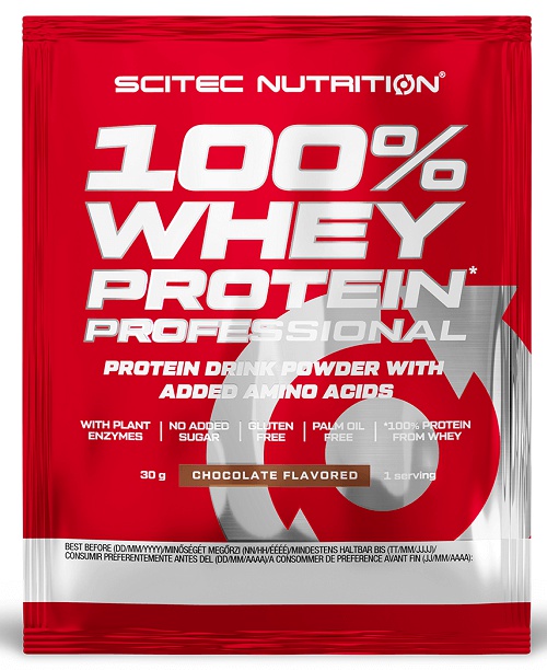 Levně Scitec Nutrition Scitec 100% Whey Protein Professional 30 g - banán