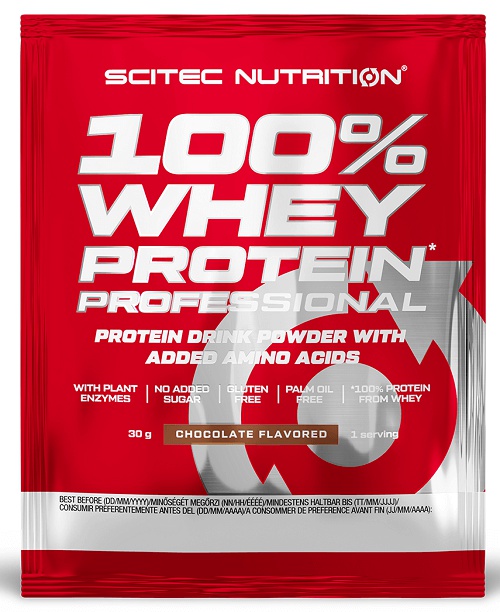 Scitec Nutrition 100% Whey Protein Professional, 30 g Příchuť: Čokoláda/Oříšek