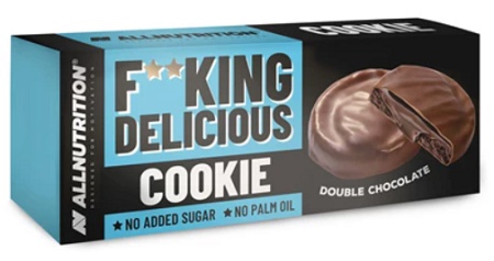 AllNutrition Fitking Delicious Cookie, 128 g Příchuť: Dvojitá čokoláda
