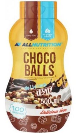 Levně All Nutrition AllNutrition Sweet Sauce 500 ml - mléčná čokoláda (chocoballs)