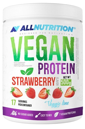 Levně All Nutrition AllNutrition Vegan Protein 500 g - jahoda