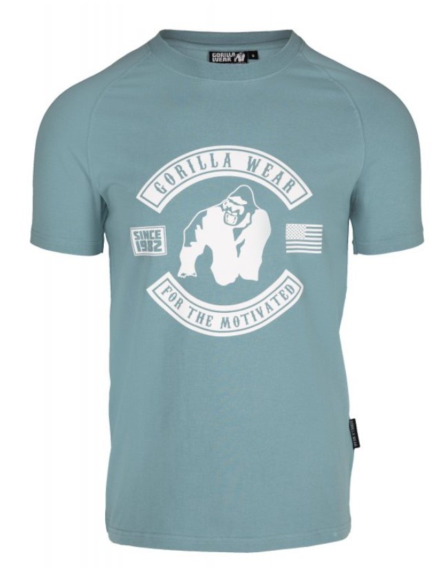 Levně Gorilla Wear Pánské tričko Tulsa Blue - S