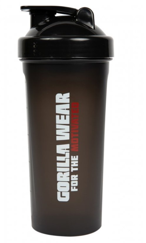 Gorilla Wear XXL Shaker 1000 ml - Černá/Bílá/Červená