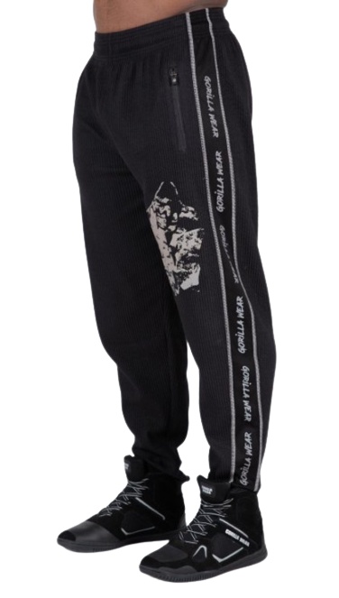 Gorilla Wear Pánské tepláky Buffalo Old School Pants Black/Grey - XXL/3XL
