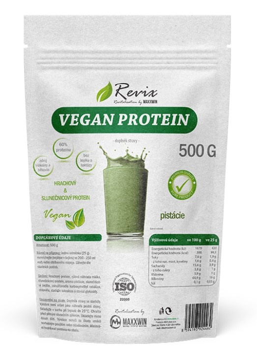 Levně Revix Vegan Protein 500 g - pistácie