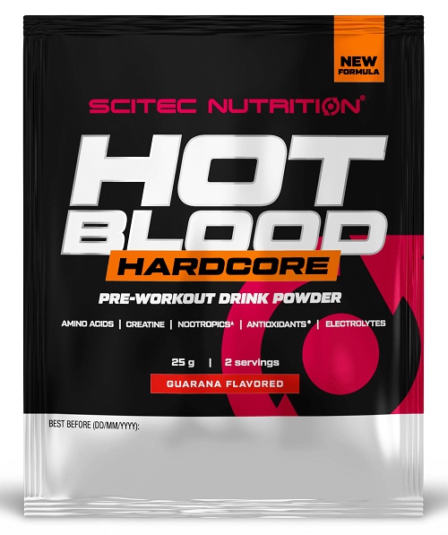 Scitec Nutrition Scitec Hot Blood Hardcore 25 g - pomerančový džus