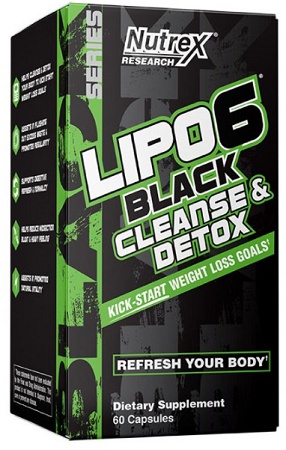 Levně Nutrex Lipo 6 Black Cleanse & Detox 60 kapslí