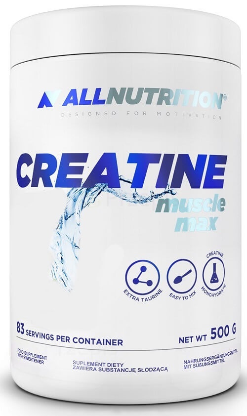 AllNutrition Creatine Muscle Max, Kreatin Monohydrát, 500 g Příchuť: Neochucený