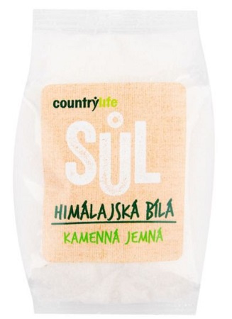 Levně Country Life Himalájská sůl bílá jemná 500 g