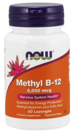 Levně Now Foods Methyl B-12 5000 mcg 60 kapslí