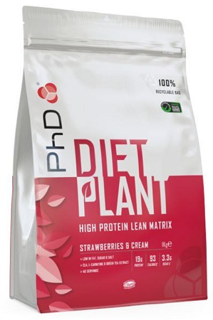Levně PhD Nutrition PhD Diet Plant Protein 1000 g - jahoda