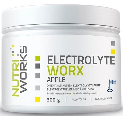 Levně NutriWorks Electrolyte worx 300 g - jablko