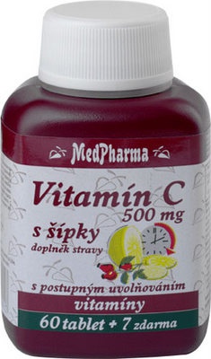 MedPharma Vitamin C 500mg s šípky 67 tablet