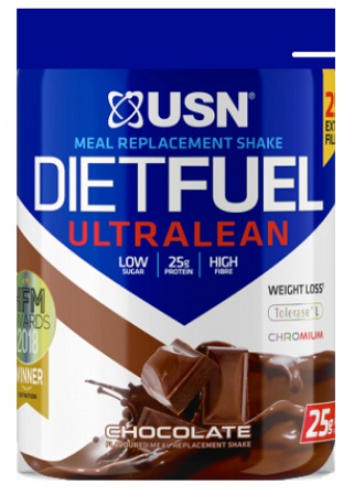 Levně USN (Ultimate Sports Nutrition) USN Diet Fuel Ultralean 55 g - čokoláda