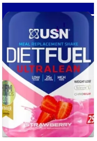 USN (Ultimate Sports Nutrition) USN Diet Fuel Ultralean 55 g - jahoda