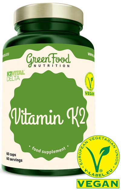 Levně GreenFood Vitamín K2 60 kapslí