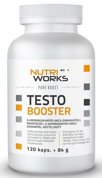 NutriWorks Testo Booster 120 kapslí 