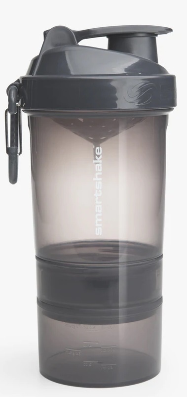 Levně SmartShake Original 2GO 600 ml - Dark Grey