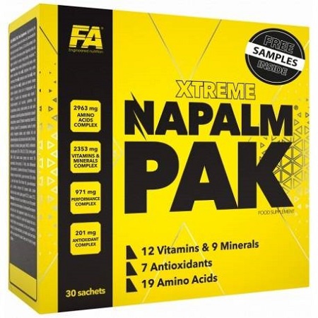 Levně FA (Fitness Authority) FA Xtreme Napalm Pak 30 sáčků