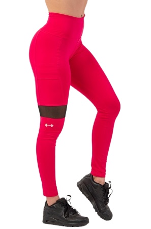 Nebbia Legíny Sporty s vysokým pasem 404 růžová - XS