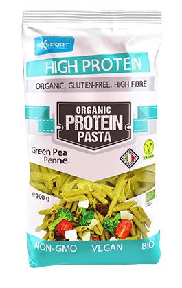 MaxSport Organic Protein Pasta 200g Penne ze zeleného hrášku