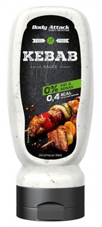 Levně Body Attack Sauce 320 ml - Kebab