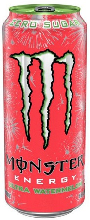 Levně Monster Energy Ultra 500 ml - Watermelon