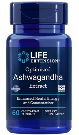 Life Extension Optimized Ashwagandha Extract 60 kapslí