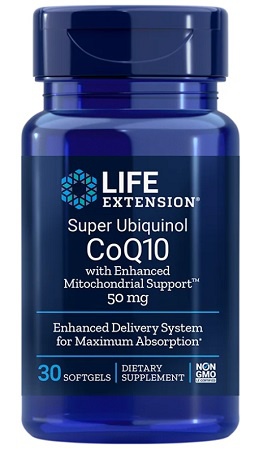 Levně Life Extension Super Ubiquinol CoQ10 with Enhanced Mitochondrial Support 50 mg 30 kapslí