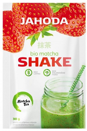 Matcha Tea Bio Matcha Shake 30 g - jahoda