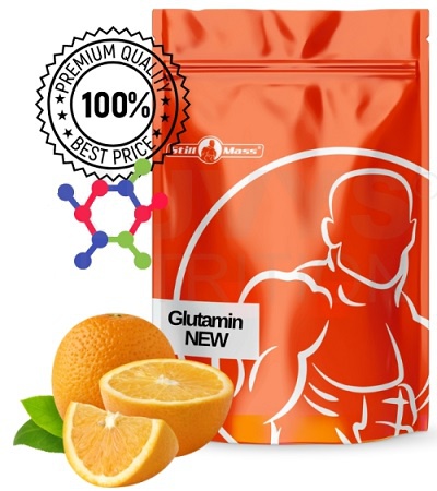 Levně Still Mass Glutamin 500 g - pomeranč