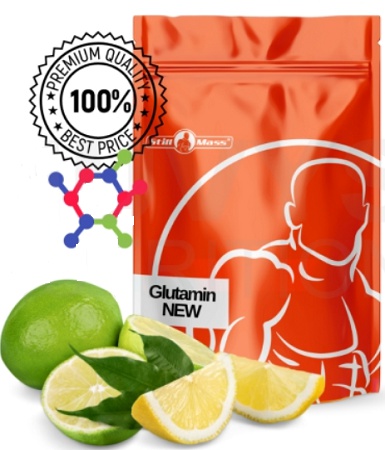 Levně Still Mass Glutamin 500 g - limetka/citron