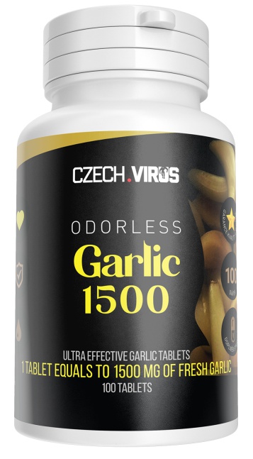 Levně Czech Virus Odorless Garlic 1500 mg 100 tablet