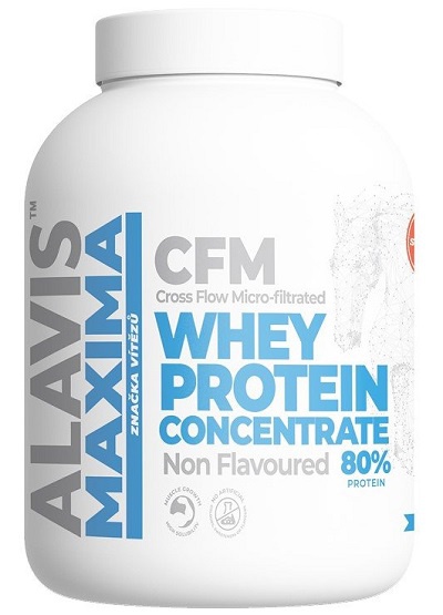 Levně Alavis/Barnys Alavis Maxima Whey Protein Concentrate 80% 1500 g - bez příchuti