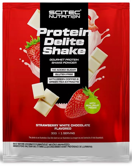 Levně Scitec Nutrition Scitec Protein Delite Shake 30 g - jahoda/bílá čokoláda