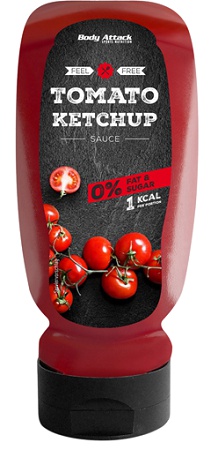 Levně Body Attack Sauce 320 ml - Tomato Ketchup