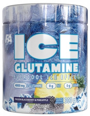 FA (Fitness Authority) FA Ice Glutamine 300 g - ledové ostružiny/ananas VÝPRODEJ 5.2024