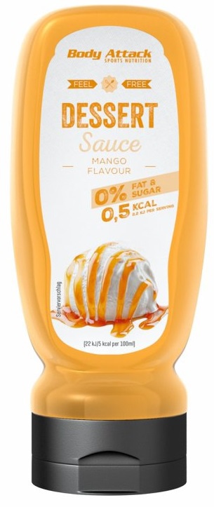 Levně Body Attack Dessert Sauce 320 ml - Mango