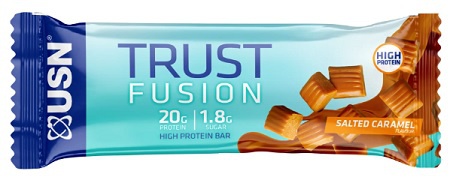 Levně USN (Ultimate Sports Nutrition) USN Trust Fusion Bar 55 g - slaný karamel VÝPRODEJ 4.2024