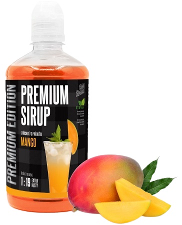 Levně CUKRSTOP CUKR STOP Sirup Premium 485 ml - mango